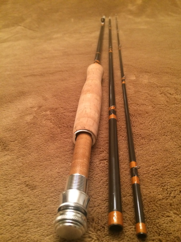 Donation Fiberglass Rod Build 7'5" 4wt Havana Rod Photos Fiberglass